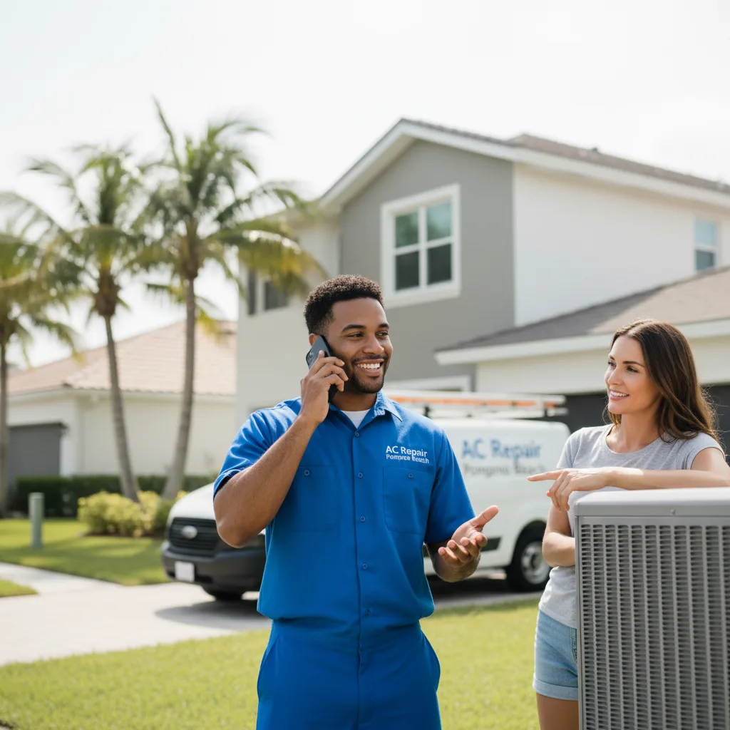 AC Repair Pompano Beach customer support in Radford